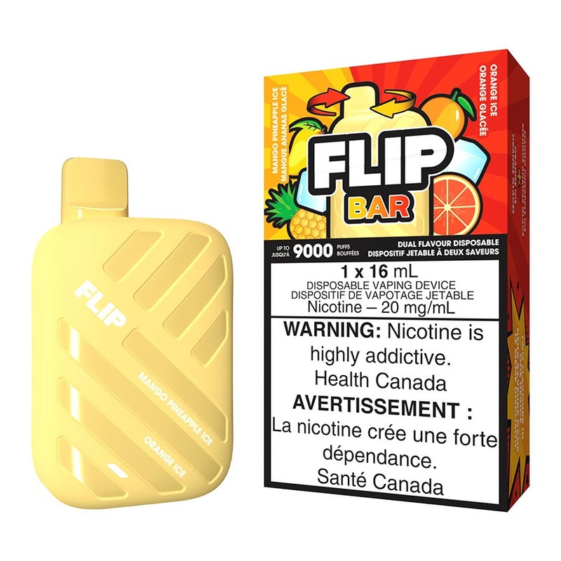 Flip Bar Disposable Vape Device – Mango Pineapple Ice And Orange Ice