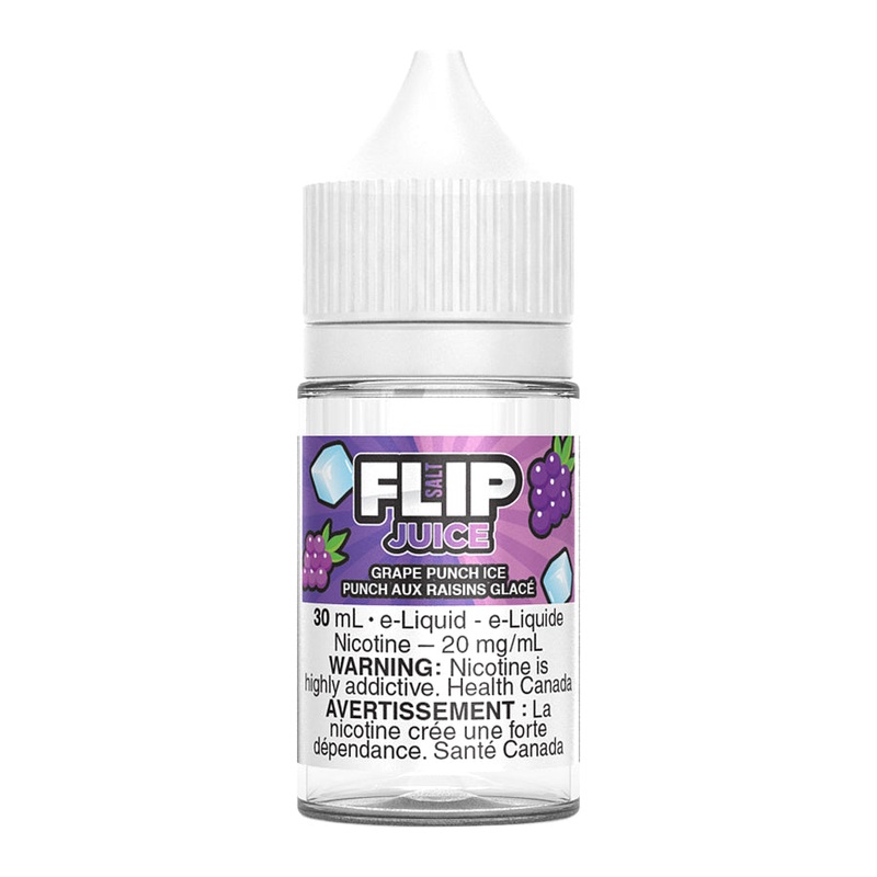 Flip Juice Salt-Nic E-Liquid – Grape Punch Ice 30ml