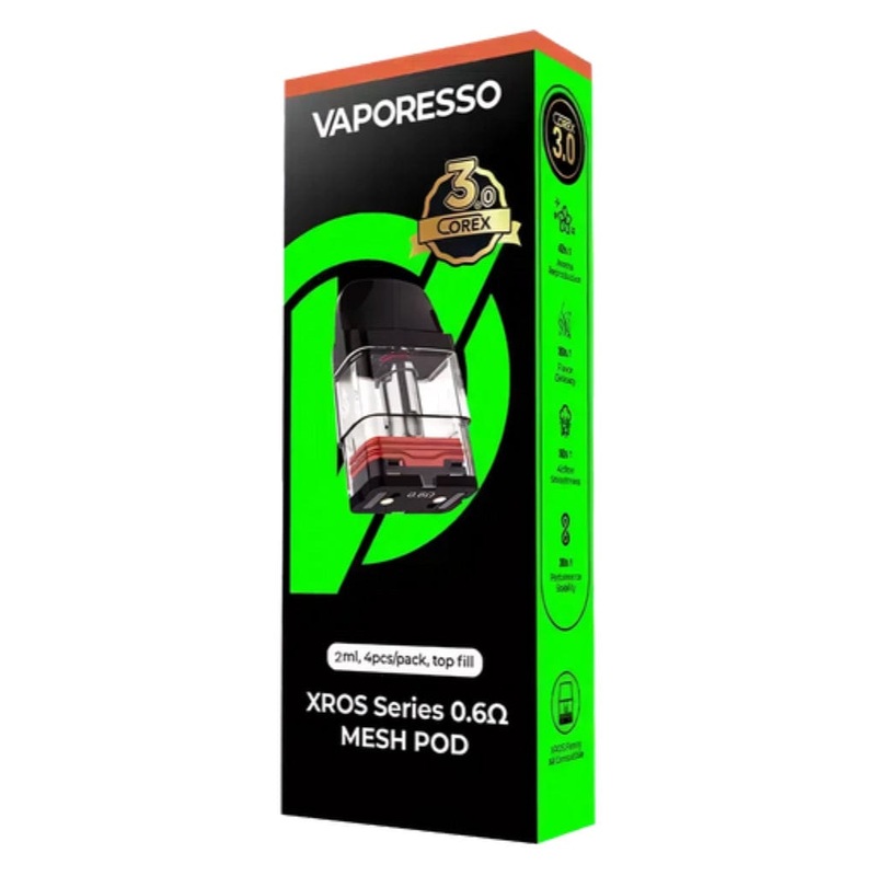 Vaporesso XROS Corex 3.0 Replacement Pods 4-Pack (CRC)
