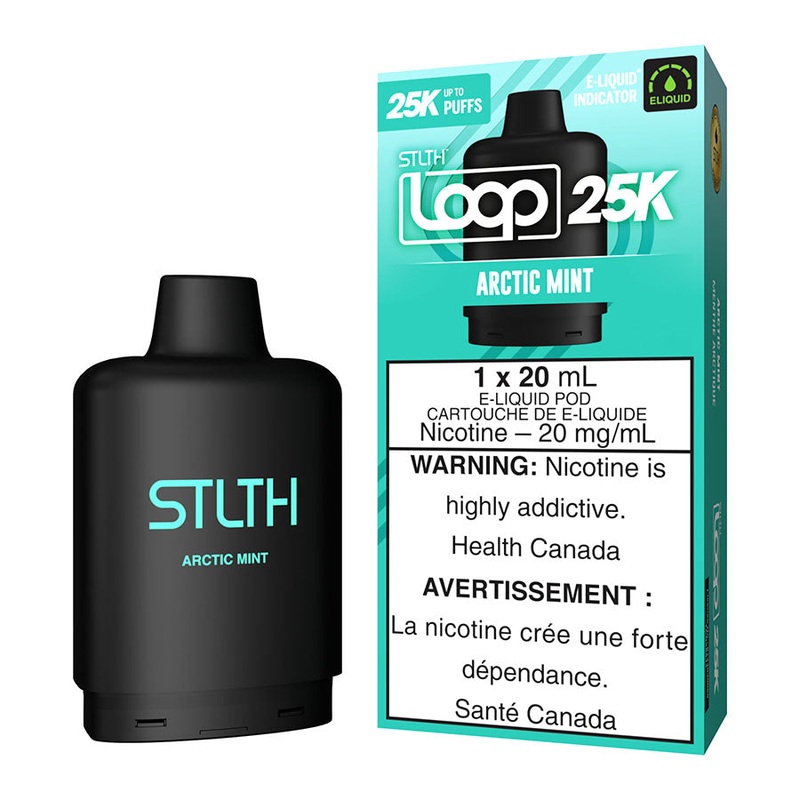 STLTH Loop 25K E-Liquid Pod Pack – Arctic Mint