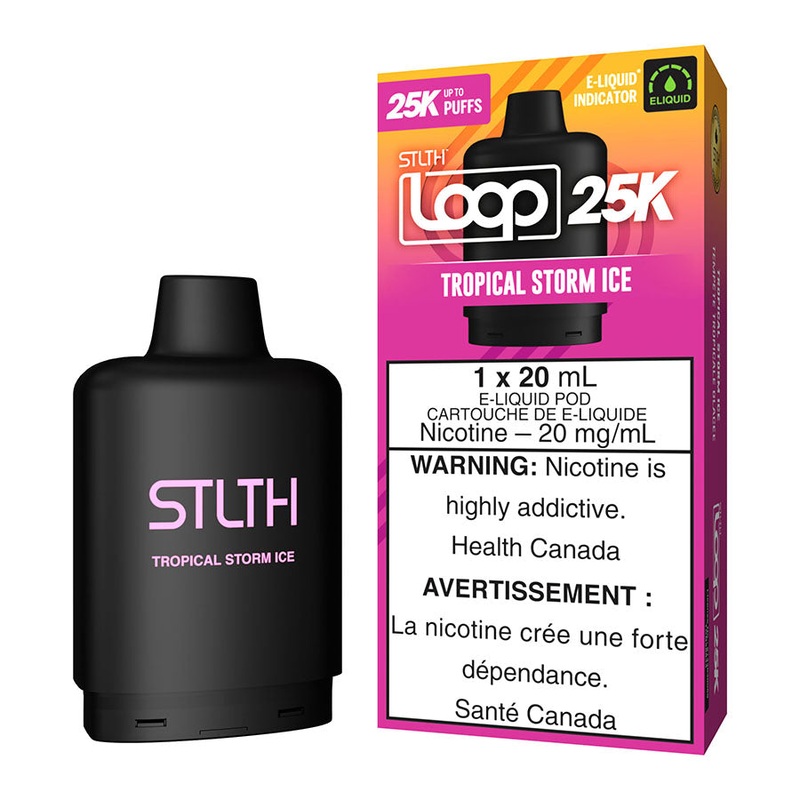 STLTH Loop 25K E-Liquid Pod Pack – Tropical Storm Ice