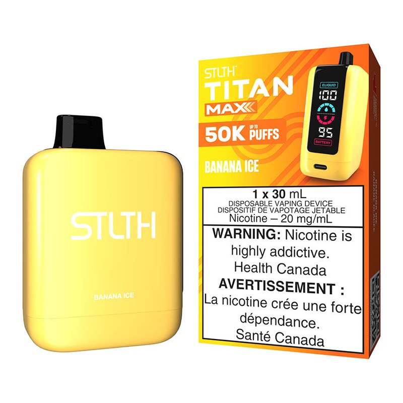 STLTH Titan Max Disposable Vape Device – Banana Ice
