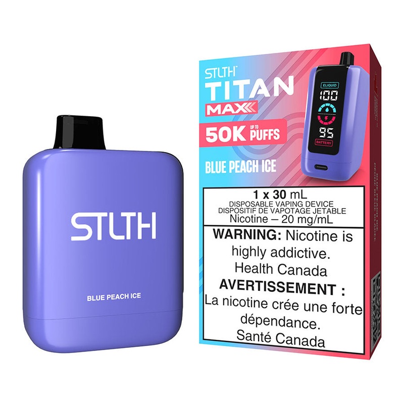 STLTH Titan Max Disposable Vape Device – Blue Peach Ice