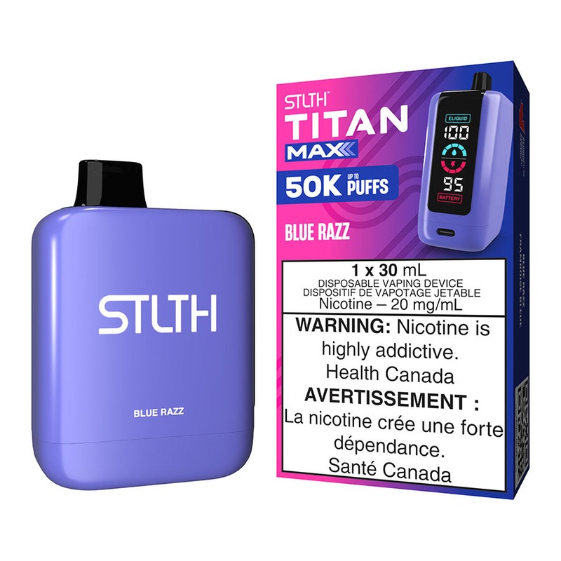 STLTH Titan Max Disposable Vape Device – Blue Razz