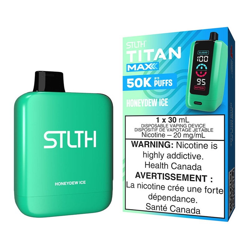STLTH Titan Max Disposable Vape Device – Honeydew Ice
