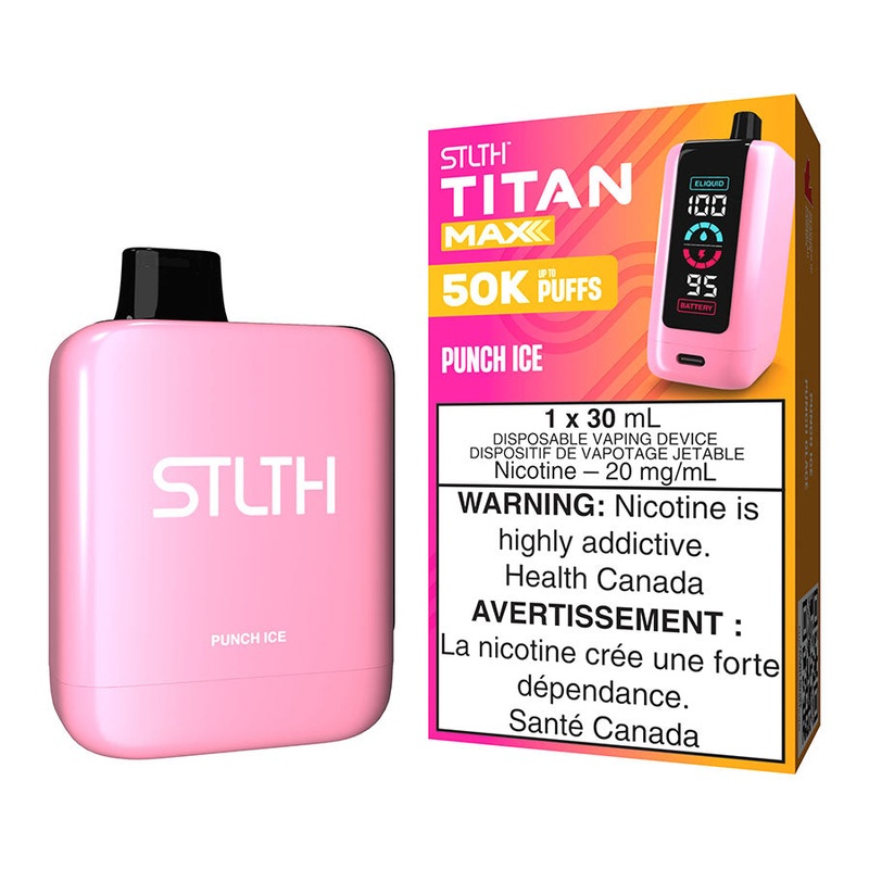 STLTH Titan Max Disposable Vape Device – Punch Ice