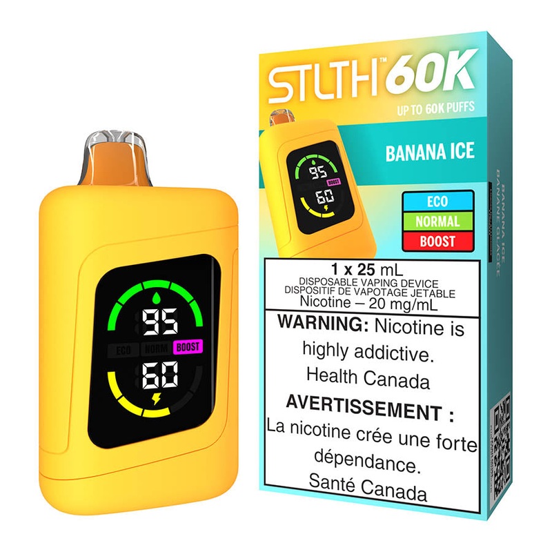 STLTH 60K Disposable Vape Device – Banana Ice