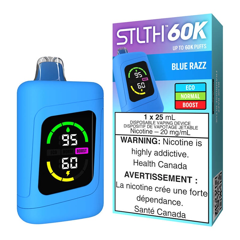 STLTH 60K Disposable Vape Device – Blue Razz