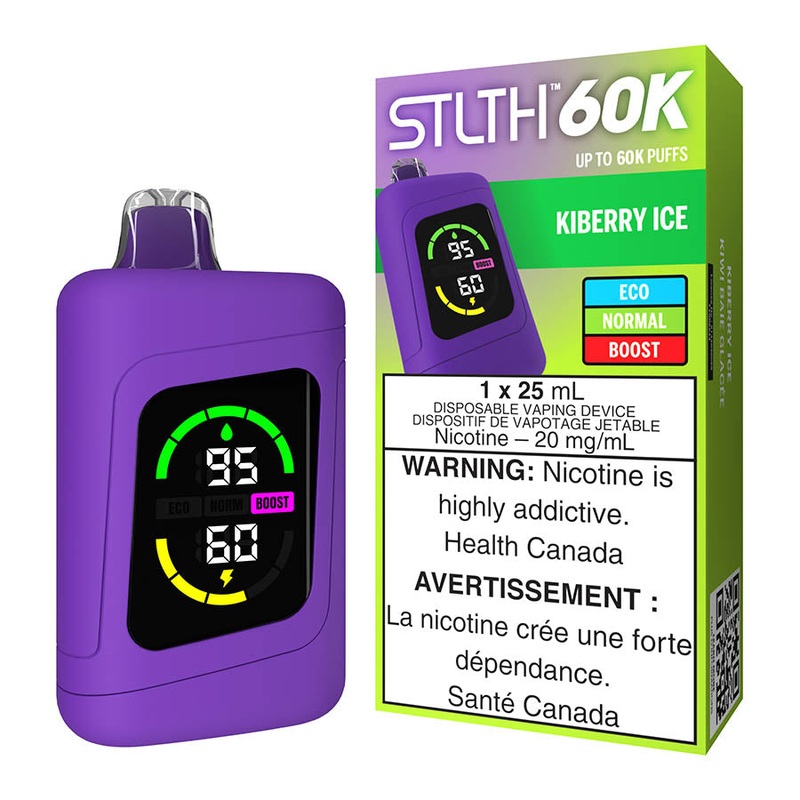STLTH 60K Disposable Vape Device – Kiberry Ice