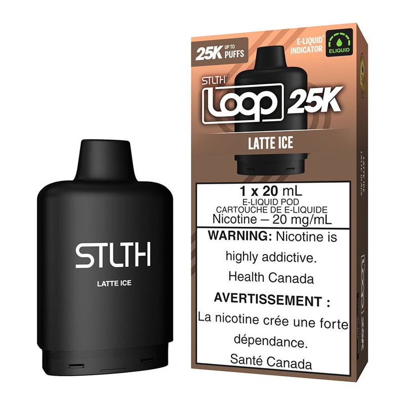 STLTH Loop 25K E-Liquid Pod Pack – Latte Ice