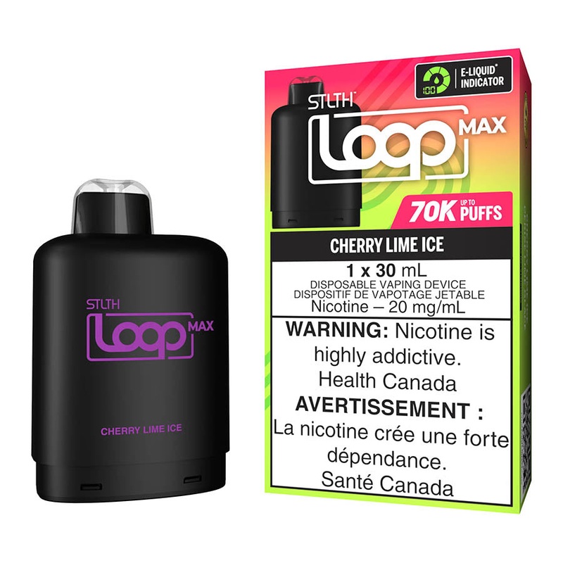 STLTH Loop Max E-Liquid Pod Pack – Cherry Lime Ice