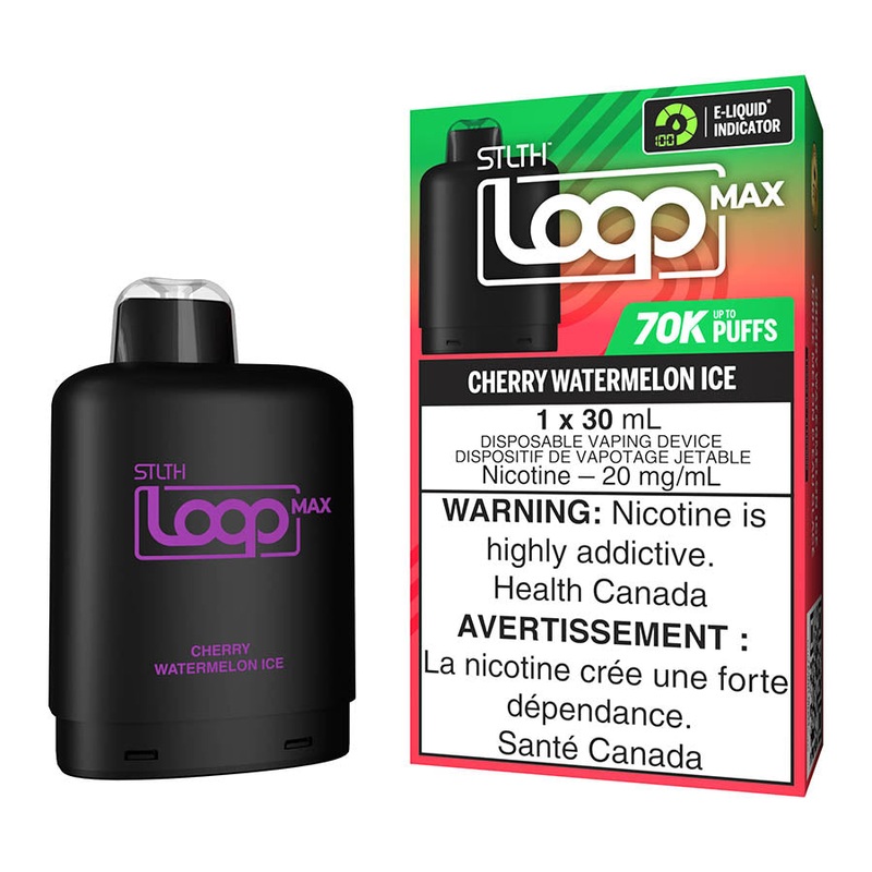 STLTH Loop Max E-Liquid Pod Pack – Cherry Watermelon Ice