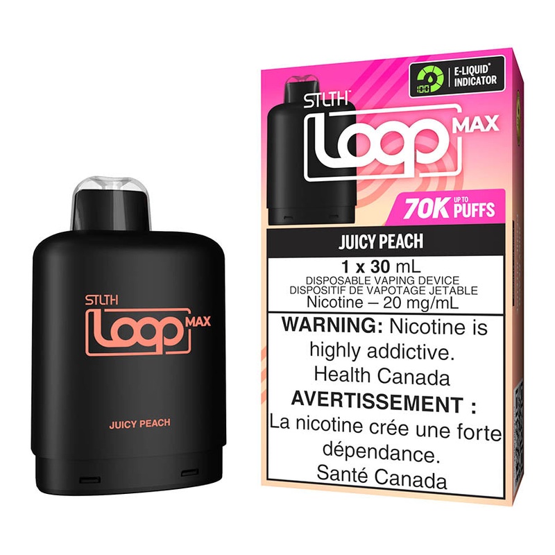 STLTH Loop Max E-Liquid Pod Pack – Juicy Peach