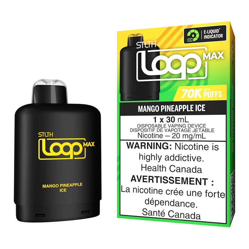 STLTH Loop Max E-Liquid Pod Pack – Mango Pineapple Ice