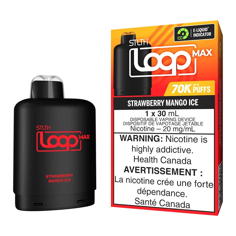 STLTH Loop Max E-Liquid Pod Pack – Strawberry Mango Ice