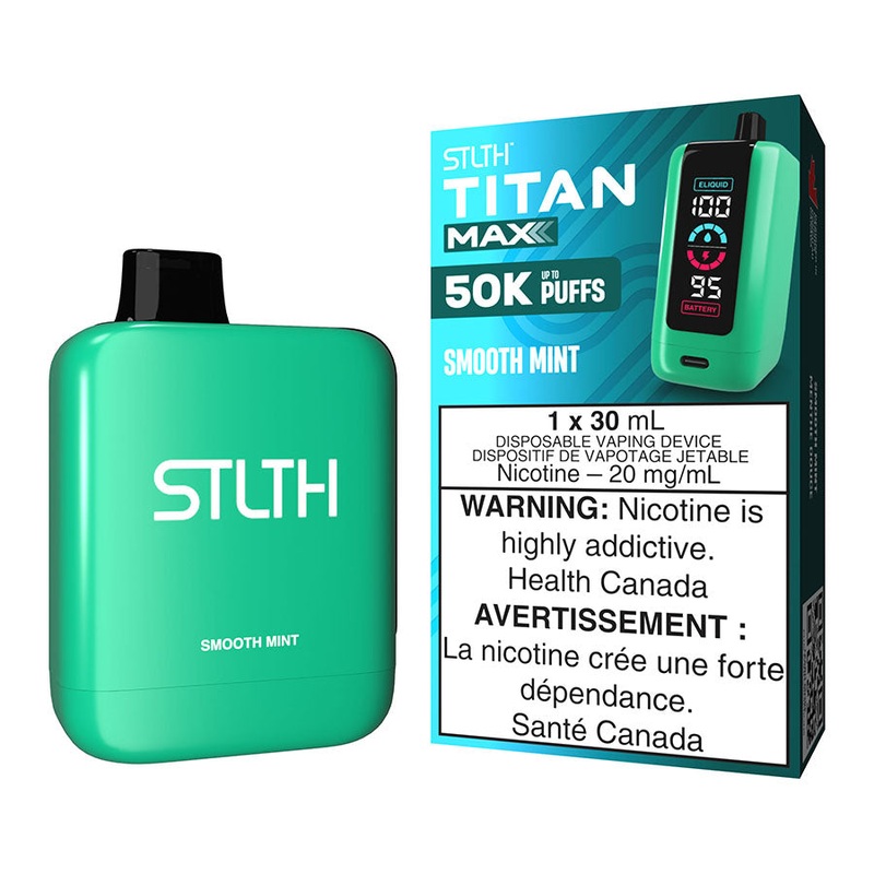 STLTH Titan Max Disposable Vape Device – Smooth Mint
