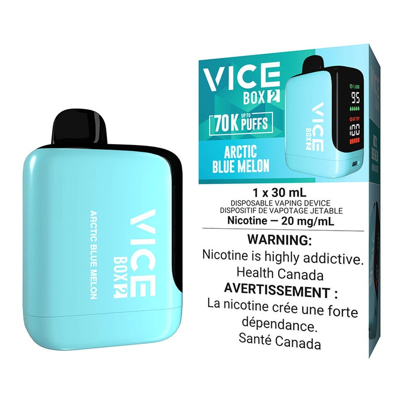 Vice Box 2 Disposable Vape Device – Arctic Blue Melon