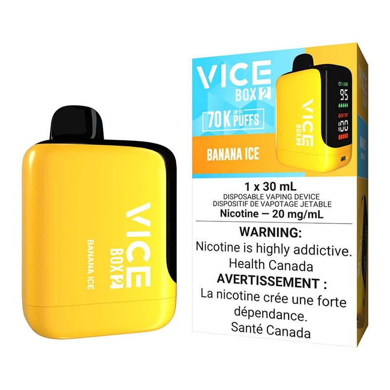 Vice Box 2 Disposable Vape Device – Banana Ice
