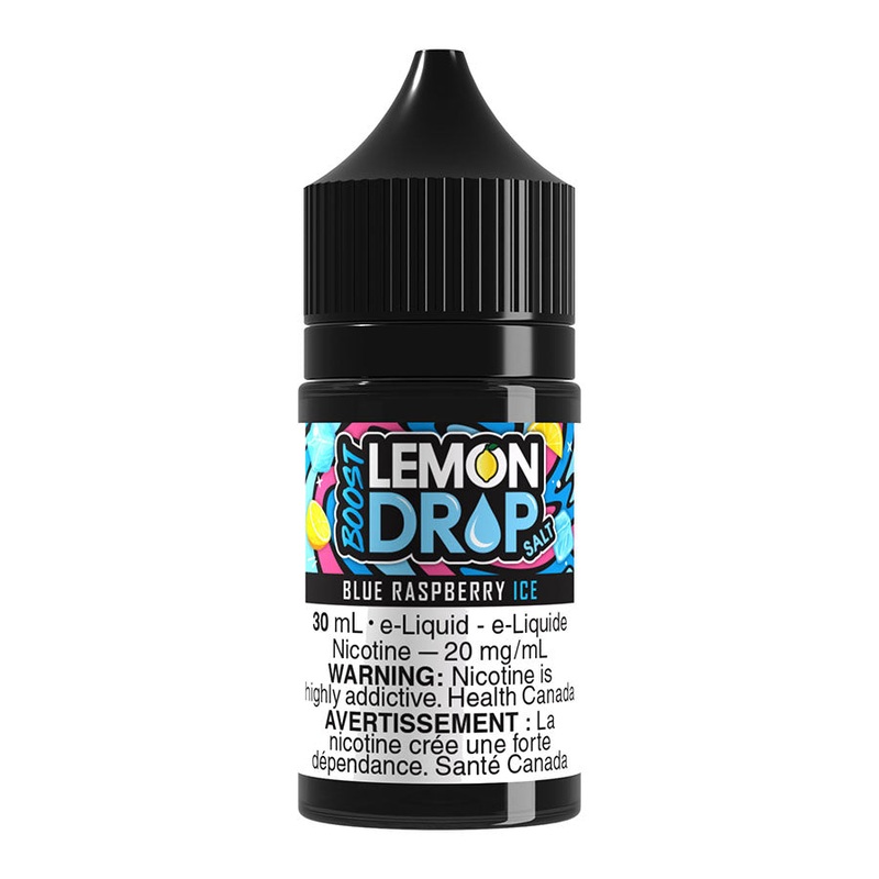 Lemon Drop Boost Salt Nic E-Liquid – Blue Raspberry Ice 30ml