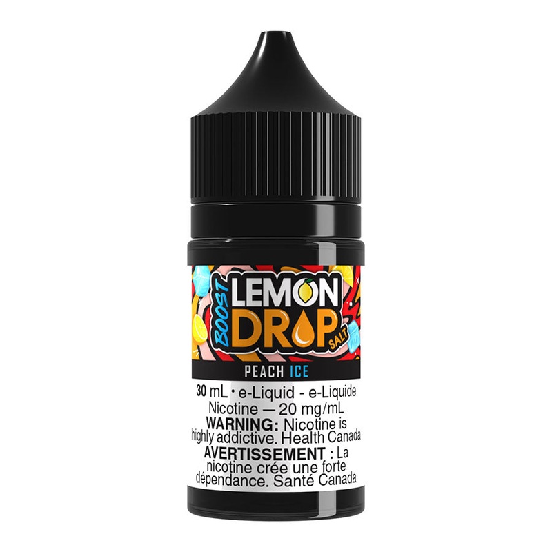 Lemon Drop Boost Salt Nic E-Liquid – Peach Ice 30ml