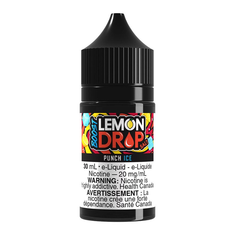 Lemon Drop Boost Salt Nic E-Liquid – Punch Ice 30ml