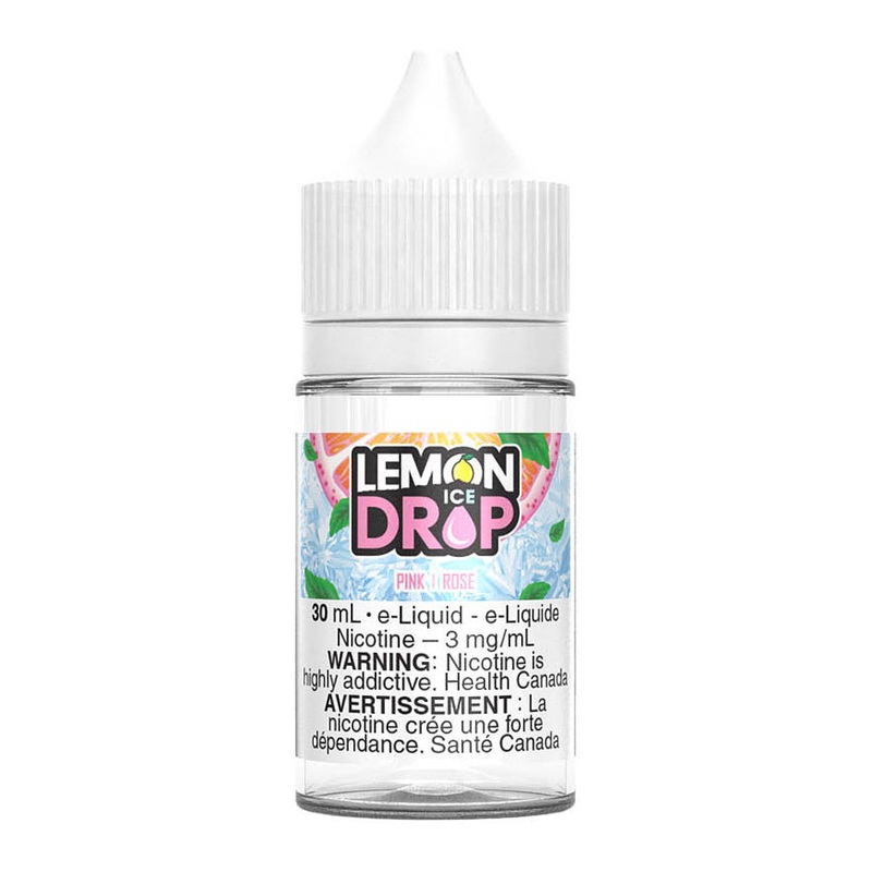 Lemon Drop Ice Freebase E-Liquid – Pink 30ml