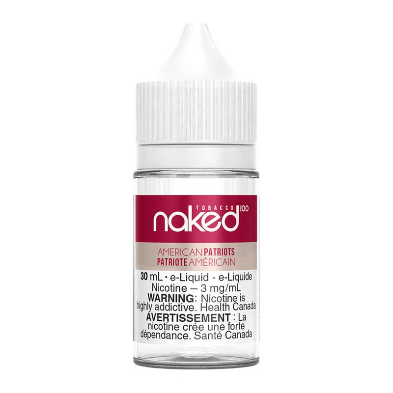 Naked100 Freebase E-Liquid – American Tobacco 30ml
