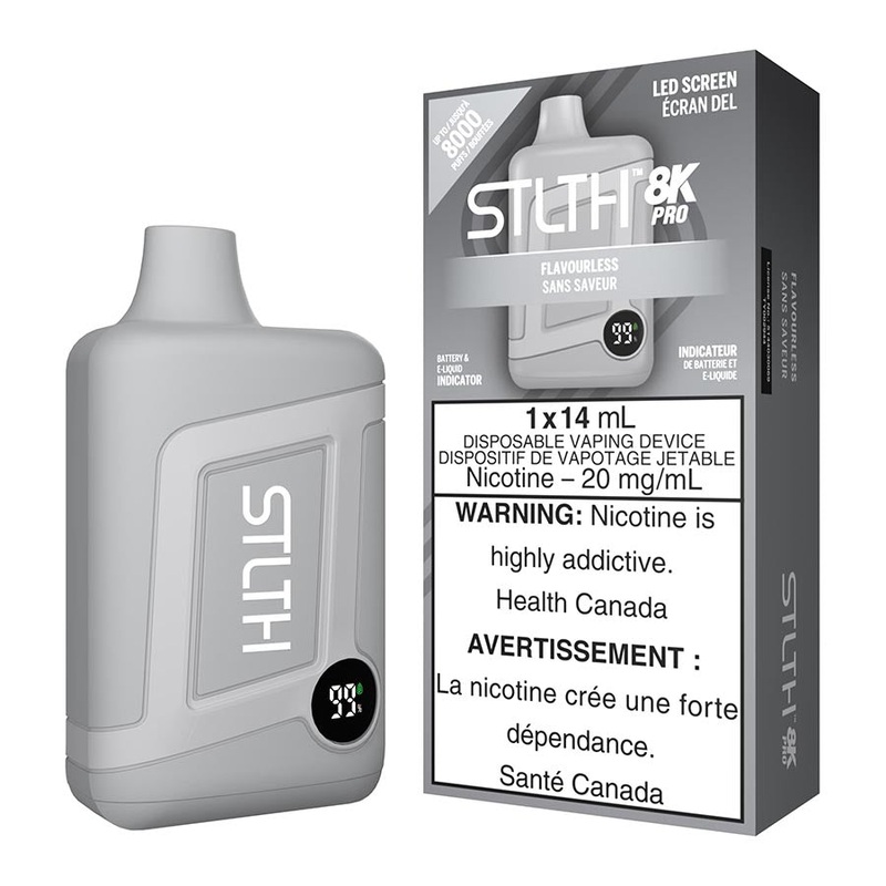 STLTH 8K Pro Disposable Vape Device – Flavourless