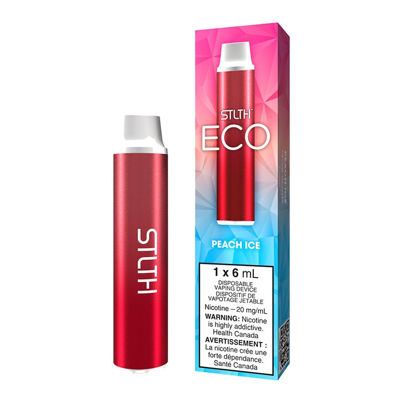 STLTH ECO Disposable Vape Device – Peach Ice