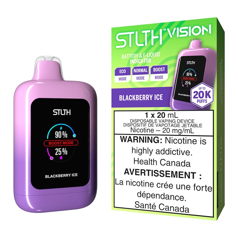 STLTH Vision Disposable Vape Device – Blackberry Ice