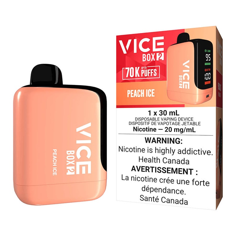 Vice Box 2 Disposable Vape Device – Peach Ice