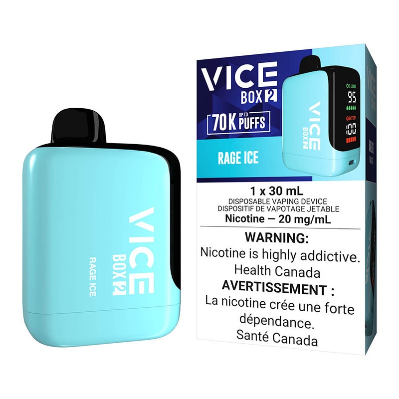Vice Box 2 Disposable Vape Device – Rage Ice