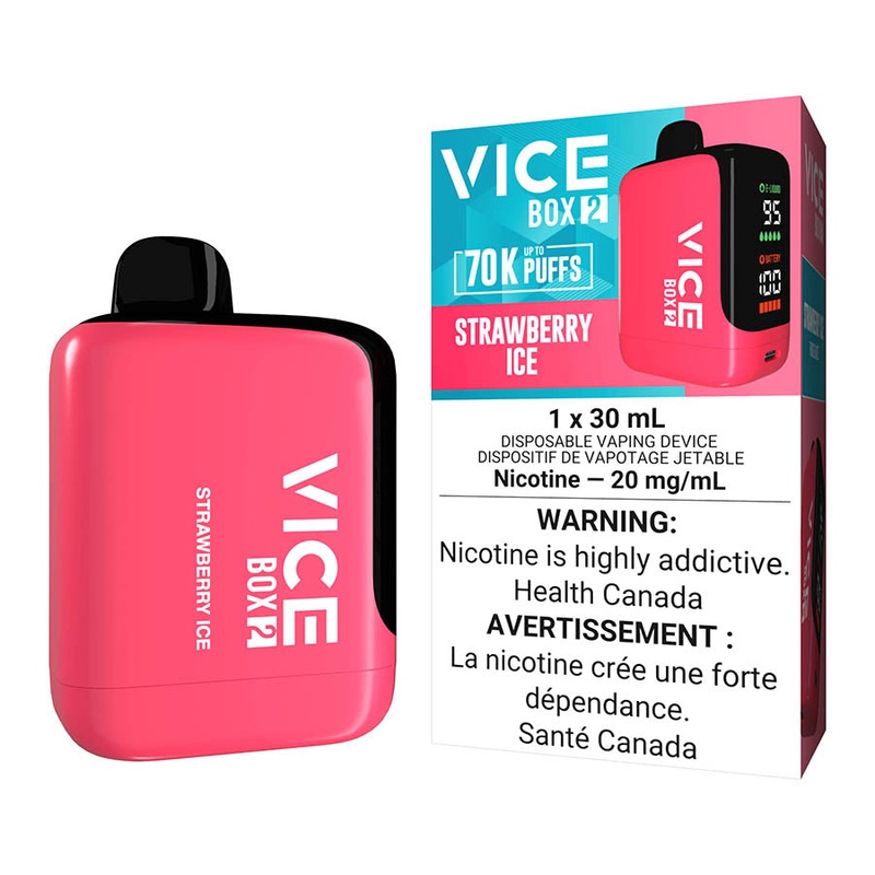 Vice Box 2 Disposable Vape Device – Strawberry Ice