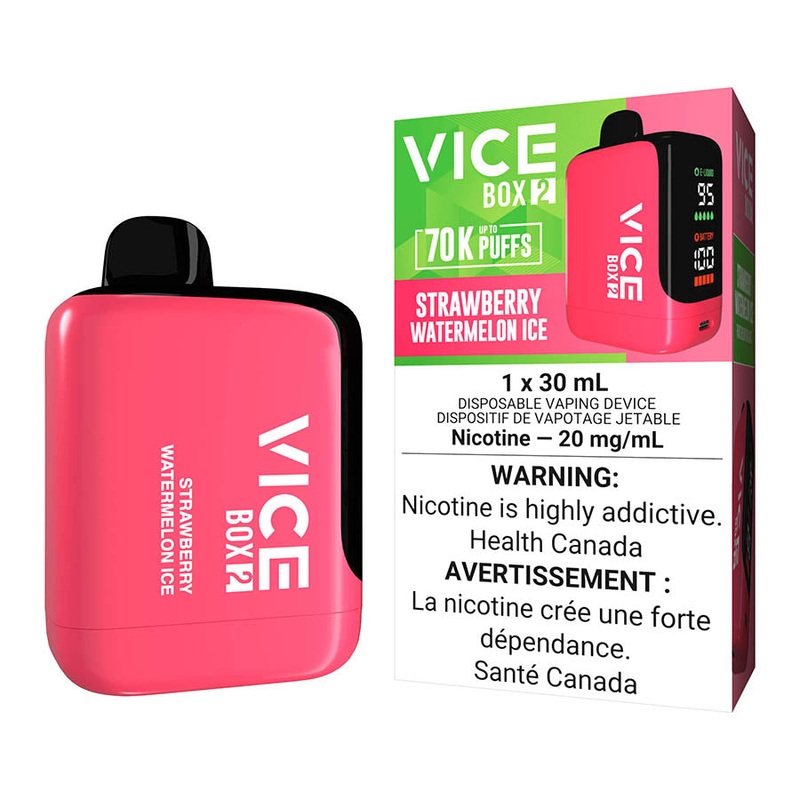 Vice Box 2 Disposable Vape Device – Strawberry Watermelon Ice