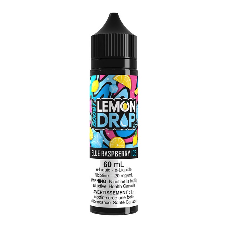 Lemon Drop Boost Salt Nic E-Liquid – Blue Raspberry Ice 60ml