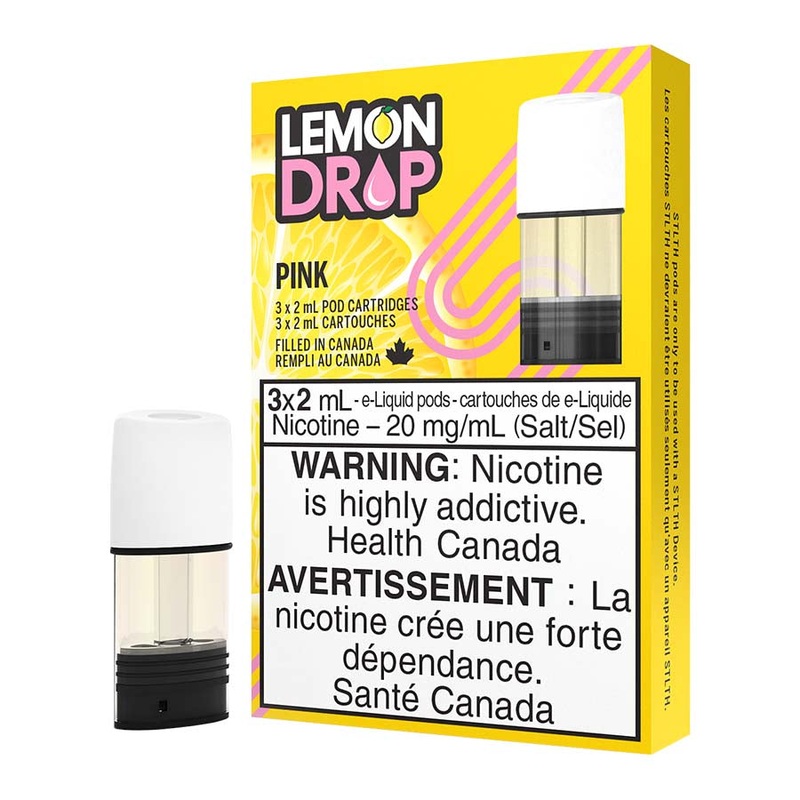 STLTH E-Liquid Pod Pack – Lemon Drop Pink