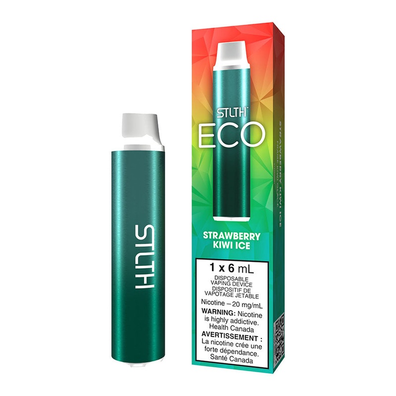 STLTH ECO Disposable Vape Device – Strawberry Kiwi Ice
