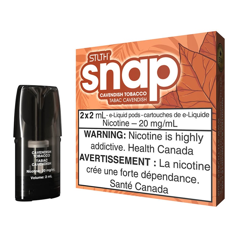 STLTH SNAP E-Liquid Pod Pack – Cavendish Tobacco