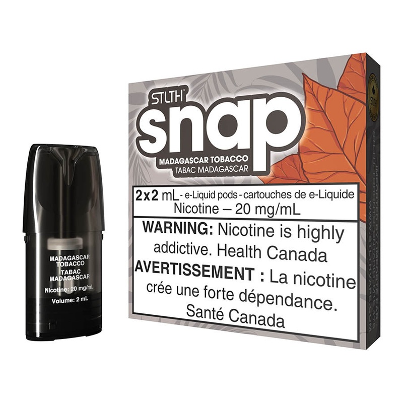 STLTH SNAP E-Liquid Pod Pack – Madagascar Tobacco