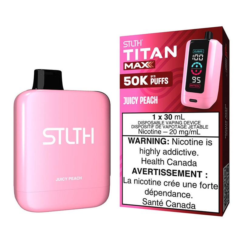 STLTH Titan Max Disposable Vape Device – Juicy Peach