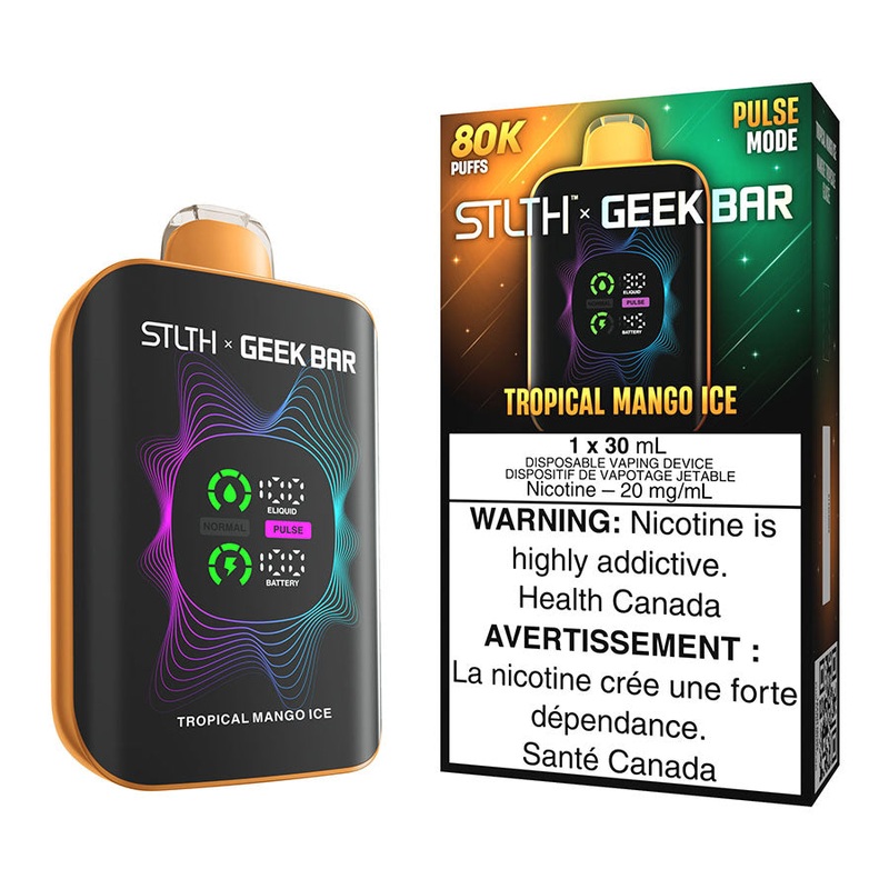 STLTH X Geek Bar Disposable Vape Device – Tropical Mango Ice