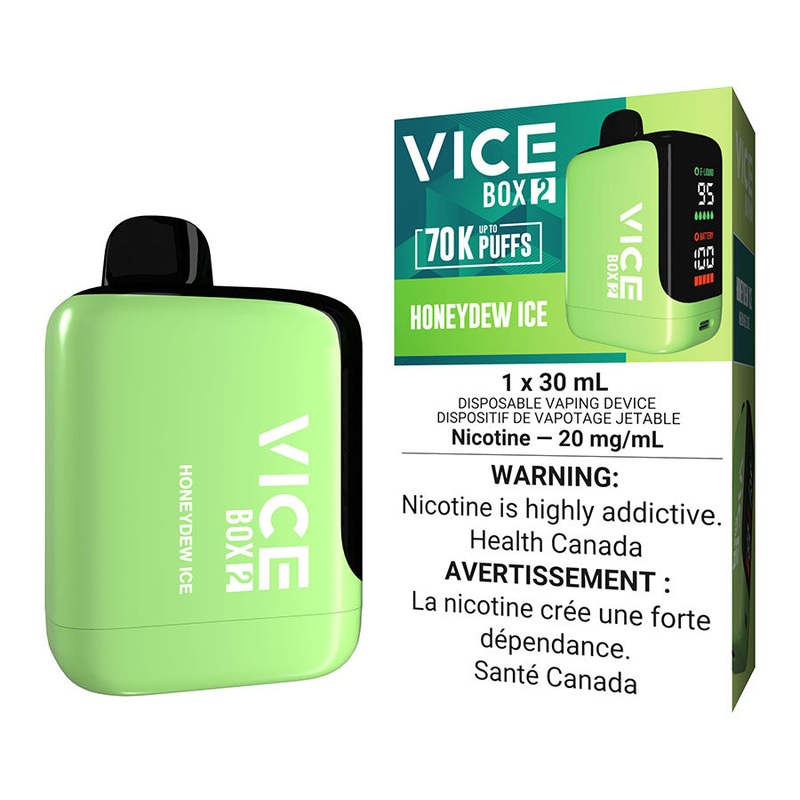 Vice Box 2 Disposable Vape Device – Honeydew Ice