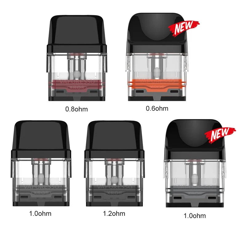 Vaporesso XROS Series Pods|0.8 Ohm (COREX 3.0) 3ml|0.4 Ohm (COREX 2.0) 3ml|0.6 Ohm (Corex 2.0) 3ml|1.2 Ohm (COREX 2.0) 2ml
