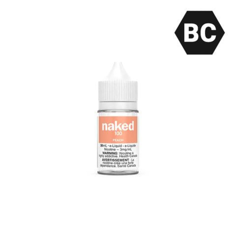 Naked100 – Peach|30ml|12mg|3mg|6mg