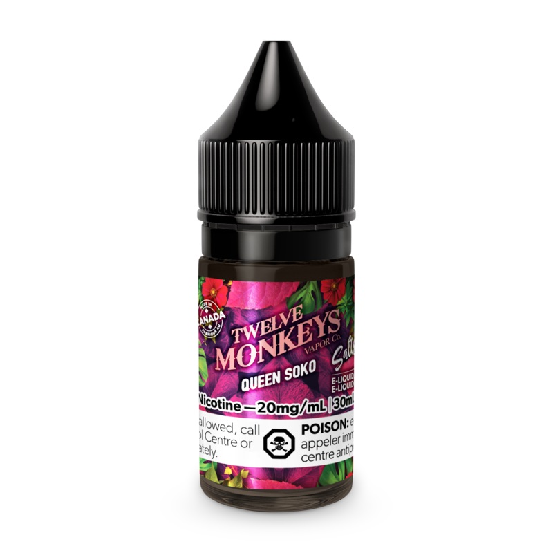 12 Monkeys SALT – Queen Soko|30ml|10mg|20mg