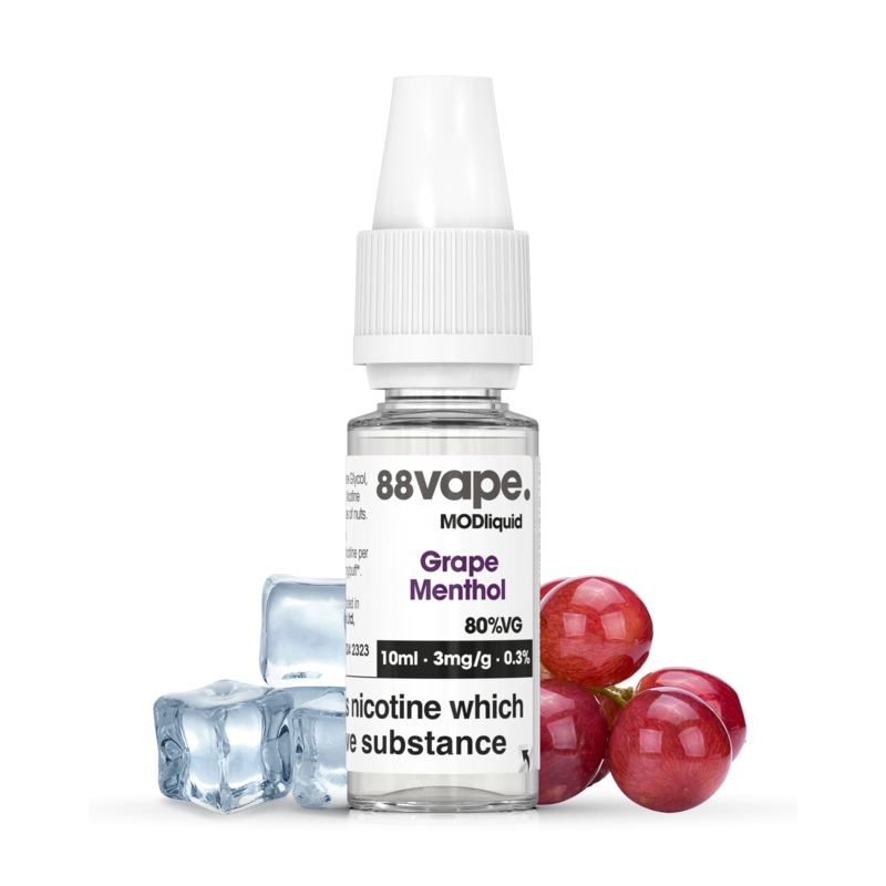 Grape Menthol (VG)|Single Bottle (3mg)|Triple Pack (3mg)|10 Bottles (3mg)