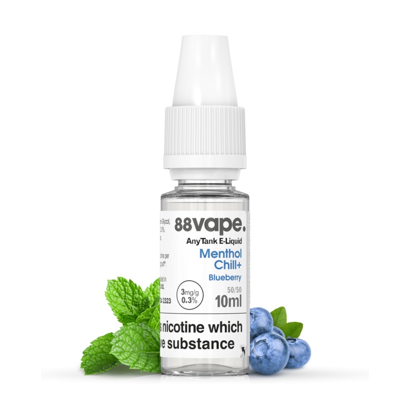 Menthol Chill+ Blueberry|3mg – 50/50|6mg – 50/50|11mg – PG 70%