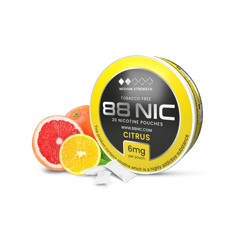 88 Nic Citrus Nicotine Pouches