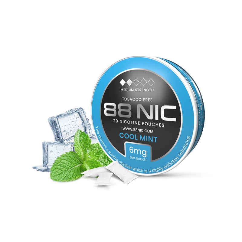 88 Nic Cool Mint Nicotine Pouches