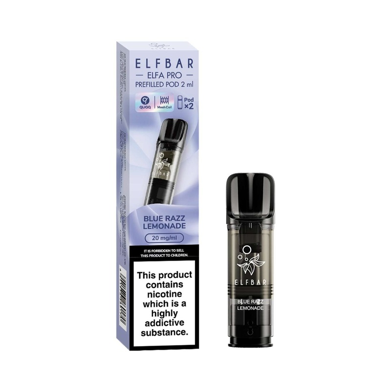 Blue Razz Lemonade Elf Bar Elfa Pro Pods (x2)